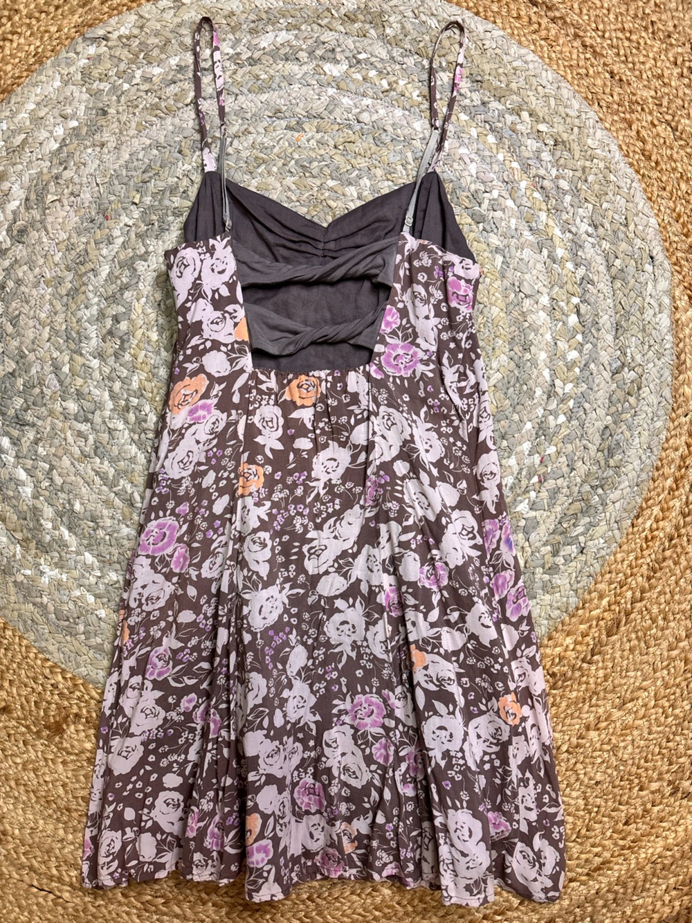 Free People Dusty Mauve Boho Mini Dress - Picture 3 of 5